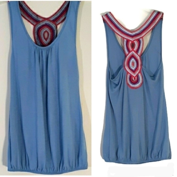 Kimchi Blue Tank Racerback Ribbon Back Details Size S - Picture 1 of 9